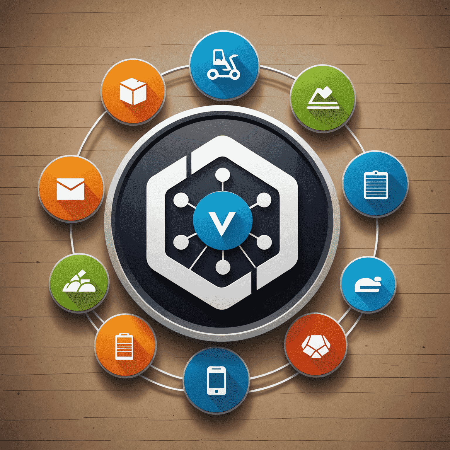 V-Repo Store Service & Consulting logo featuring virtualization symbols