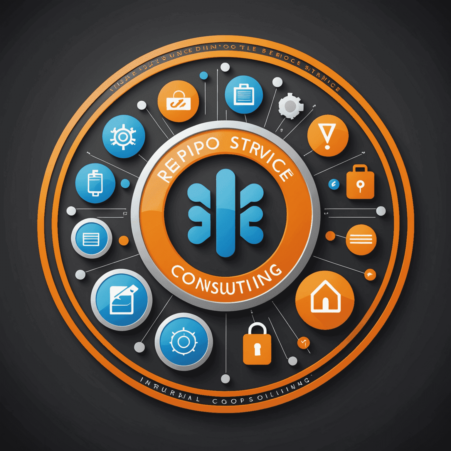 V-Repo Store Service & Consulting logo featuring virtualization symbols